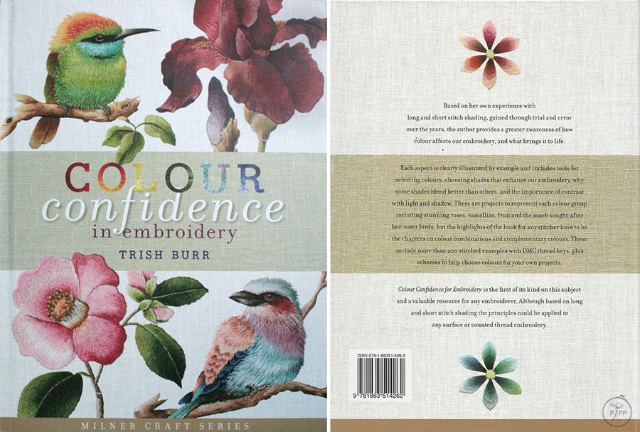 couverture du livre colour confidence in embroidery de Trish Burr