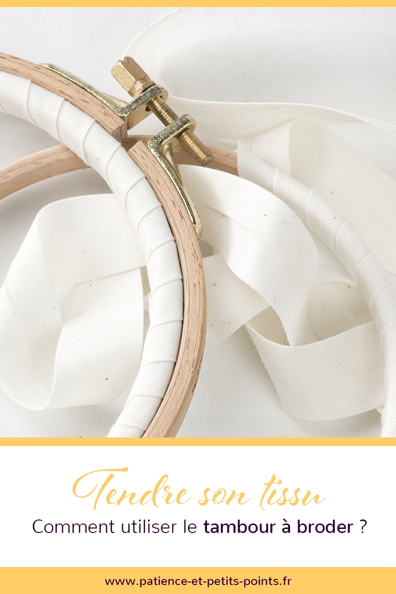 Comment tendre son tissu avec un tambour à broder ?