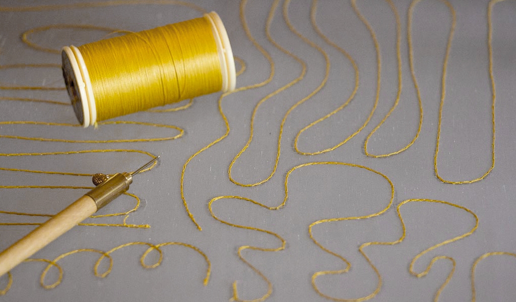 broderie de Lunéville le point de chainette
